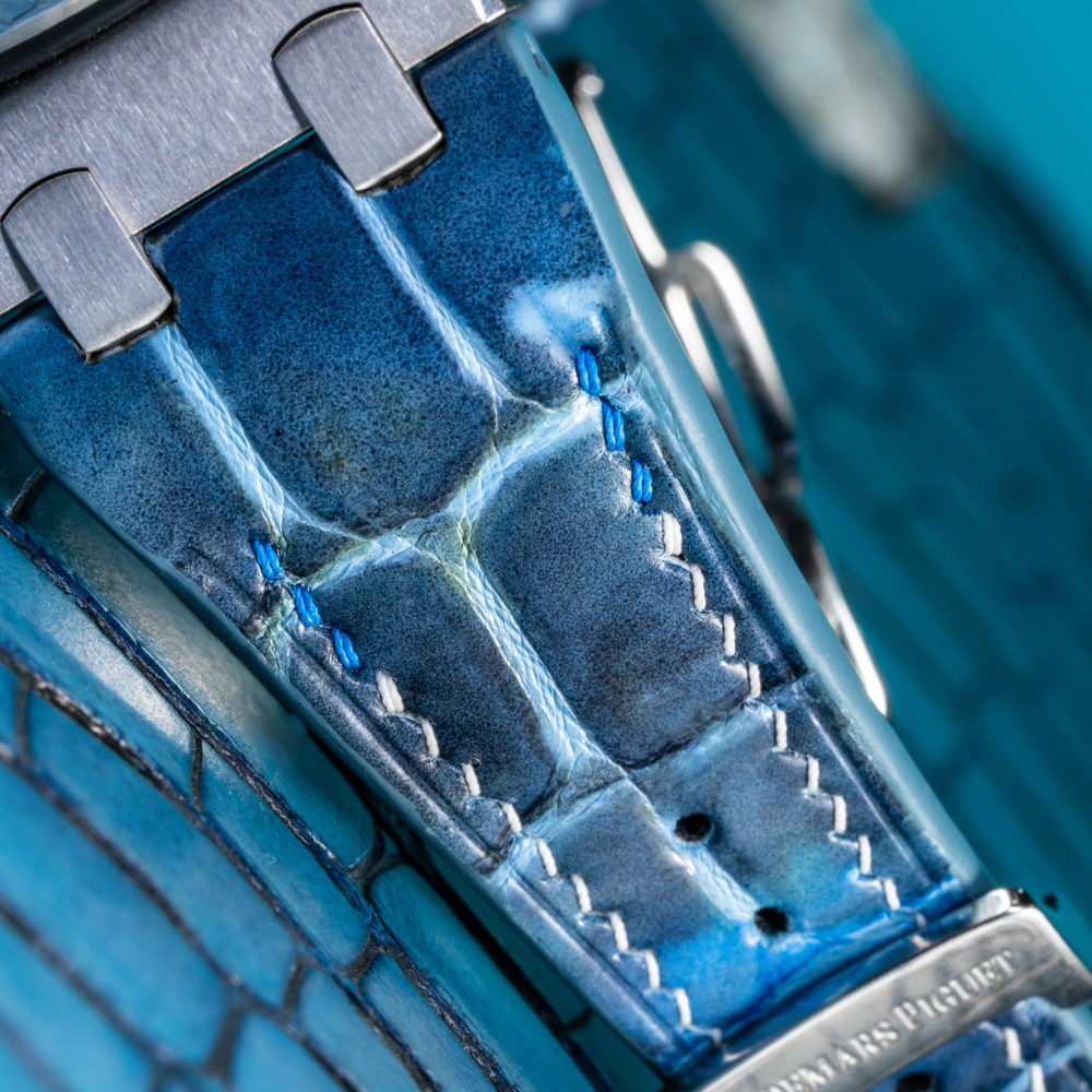 Alligator Leather Strap for AP Royal Oak Offshore 42mm