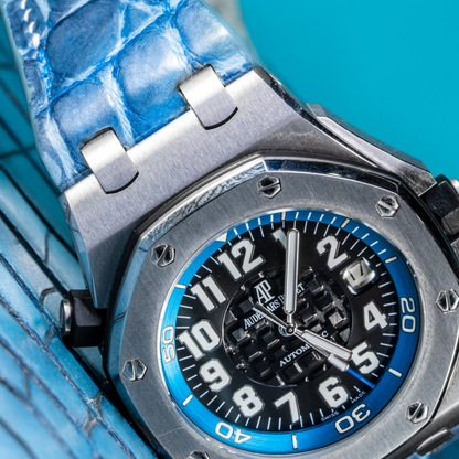 Alligator Leather Strap for AP Royal Oak Offshore 42mm