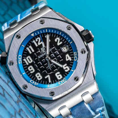 Alligator Leather Strap for AP Royal Oak Offshore 42mm