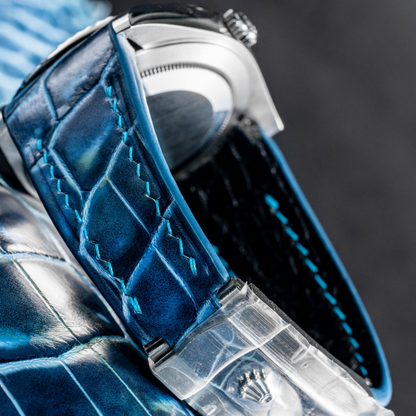 Alligator Leather Strap for Rolex Datejust
