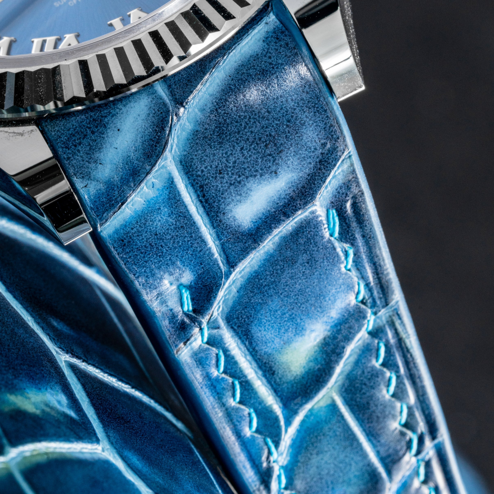 Alligator Leather Strap for Rolex Datejust