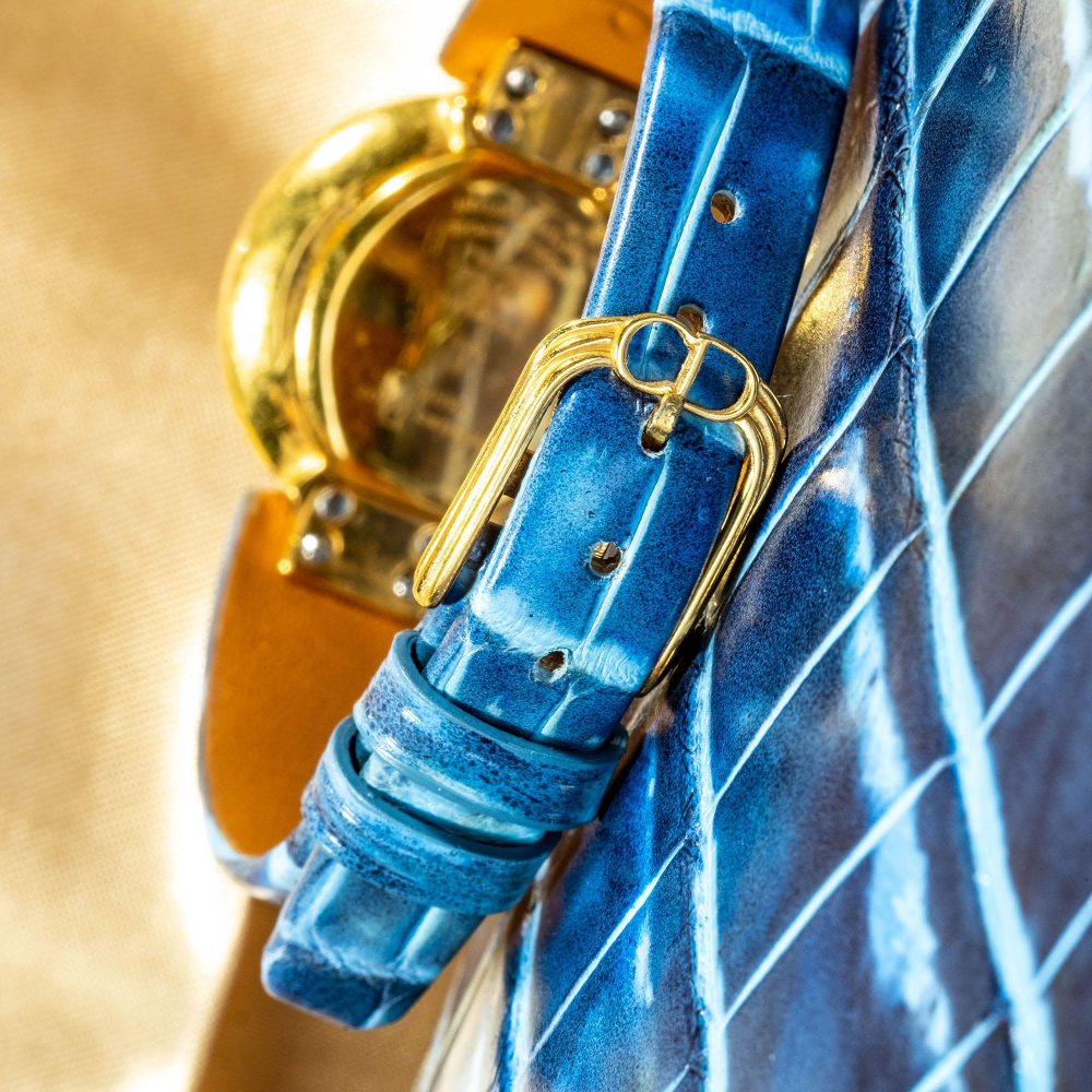 Alligator Leather Strap for Christian Dior