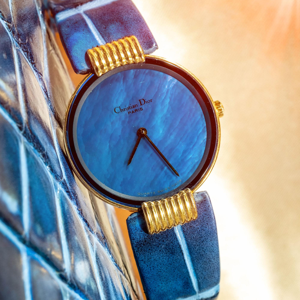 Alligator Leather Strap for Christian Dior