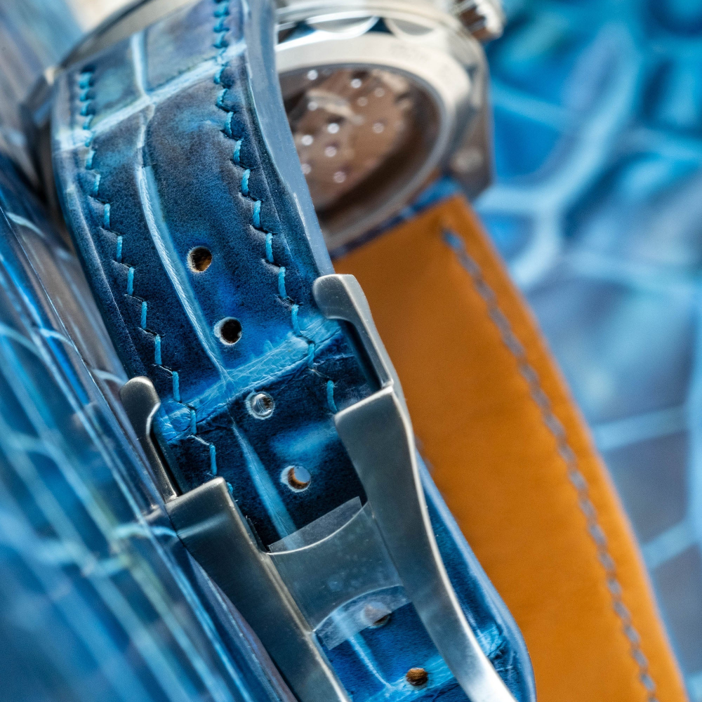 Omega Seamaster Alligator Leather Strap – Handmade Custom Fit