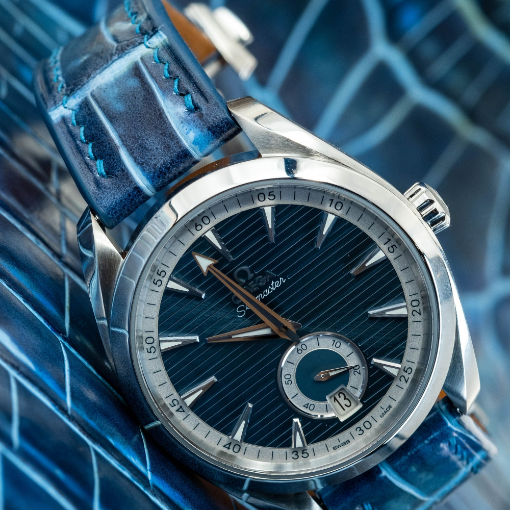 Omega Seamaster Alligator Leather Strap – Handmade Custom Fit