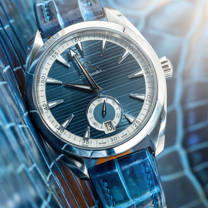 Omega Seamaster Alligator Leather Strap – Handmade Custom Fit