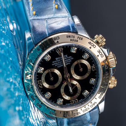 Rolex Daytona Alligator Leather Strap – Deployant Clasp Compatible