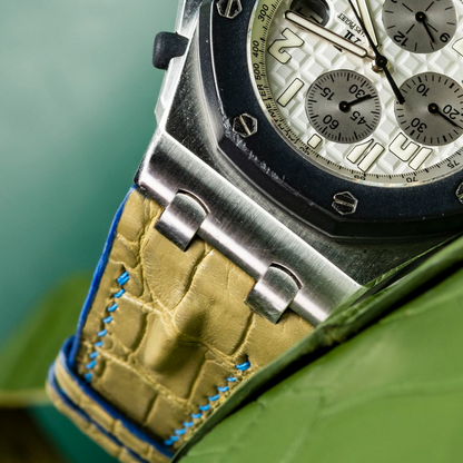 Alligator Leather Strap for AP Royal Oak Offshore 42mm