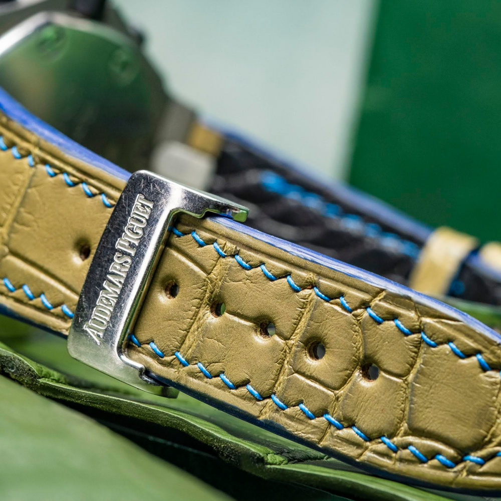 Alligator Leather Strap for AP Royal Oak Offshore 42mm