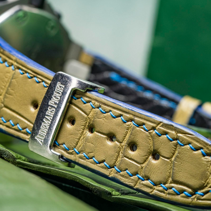 Alligator Leather Strap for AP Royal Oak Offshore 42mm