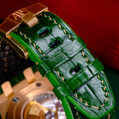 Alligator Leather Strap for AP Royal Oak Offshore 42mm