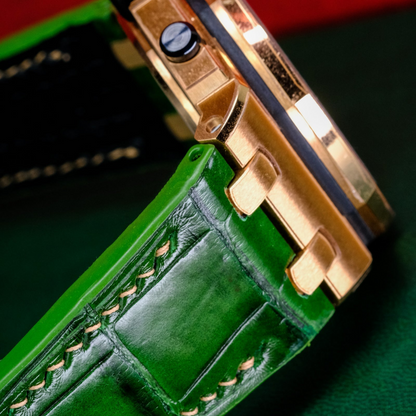 Alligator Leather Strap for AP Royal Oak Offshore 42mm