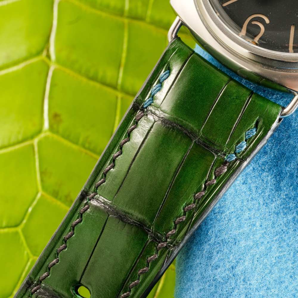 Alligator Leather Strap for Panerai Radiomir