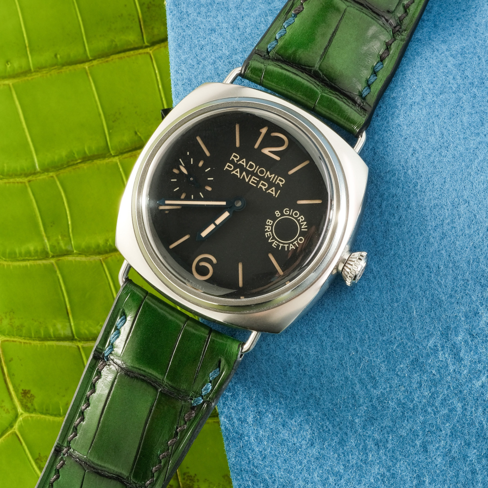 Alligator Leather Strap for Panerai Radiomir