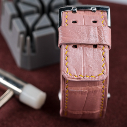Alligator Leather Strap for Louis Vuitton Watch