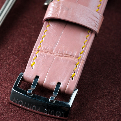 Alligator Leather Strap for Louis Vuitton Watch
