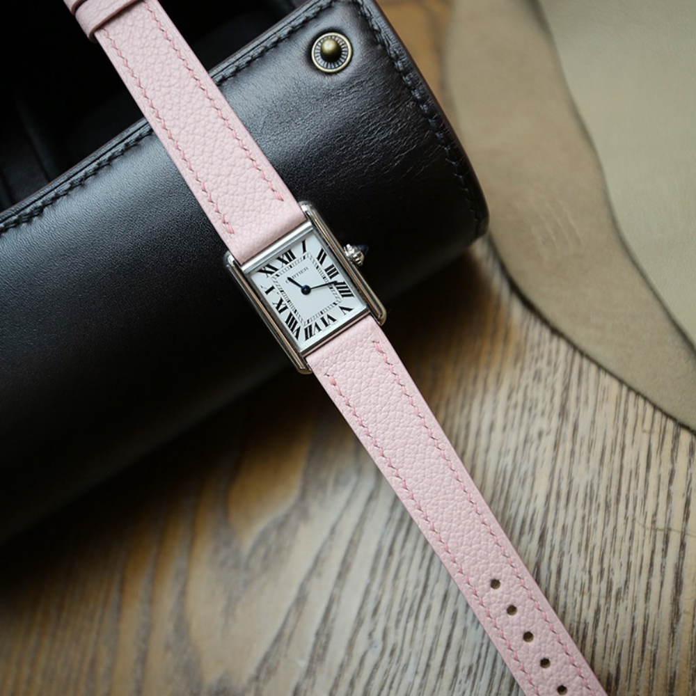 Chevre Leather Strap for Cartier Tank