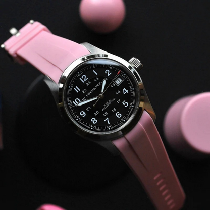FKM Rubber Strap for Hamilton Khaki Field