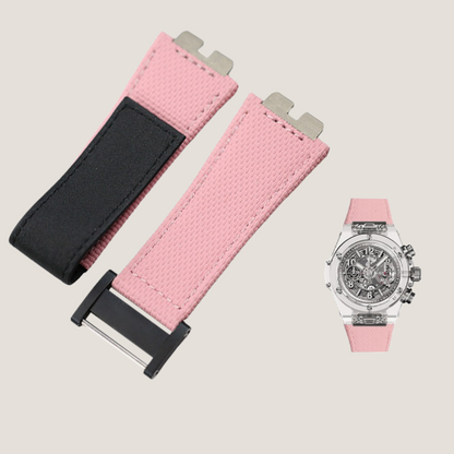 Velcro FKM Rubber Strap for Hublot