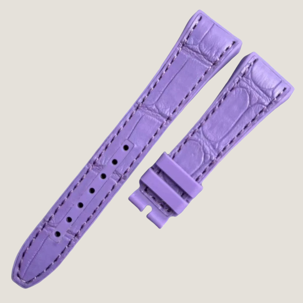 Hybrid Alligator & FKM Rubber Strap for Franck Muller Vanguard