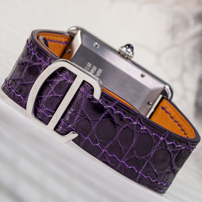 Alligator Leather Strap for Cartier Tank