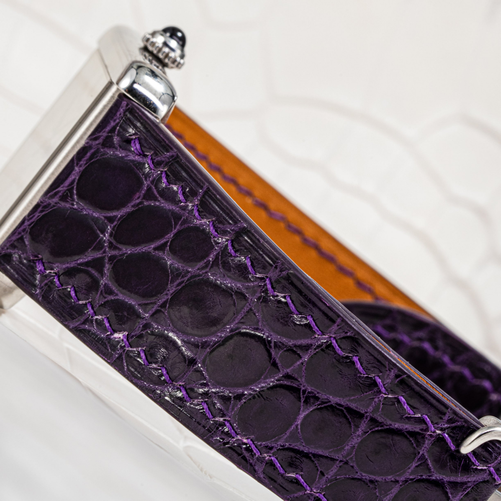 Alligator Leather Strap for Cartier Tank Must