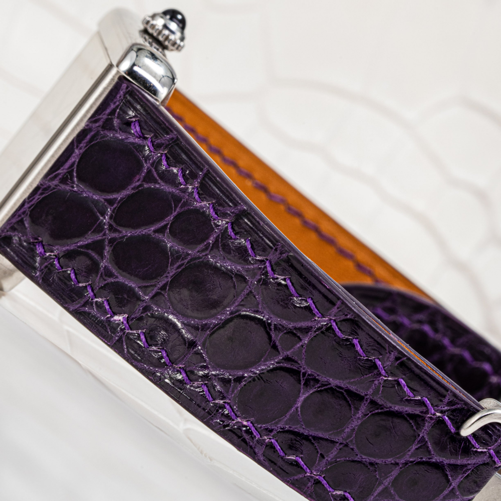 Alligator Leather Strap for Cartier Tank