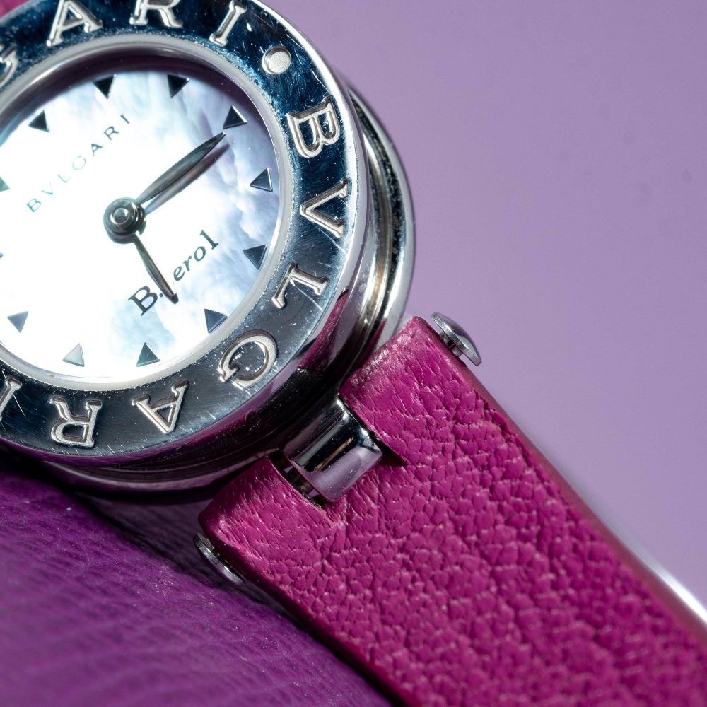 Chevre Leather Strap for Bvlgari