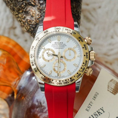 FKM Rubber Strap for Rolex Daytona Deployant Clasp