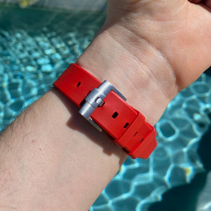 FKM Rubber Strap for Rolex Daytona Tang Buckle