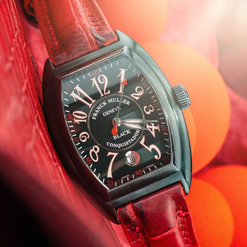 Alligator Leather Strap for Franck Muller Conquistador