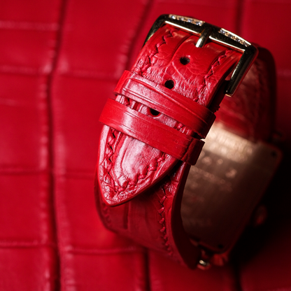 Alligator Leather Strap for Franck Muller Master Square