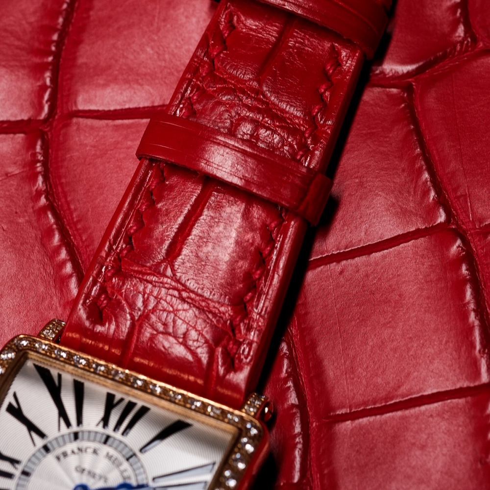 Alligator Leather Strap for Franck Muller Master Square