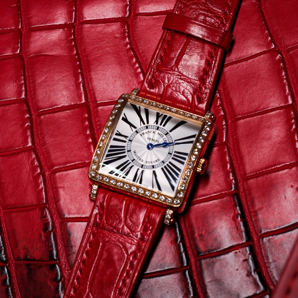 Alligator Leather Strap for Franck Muller Master Square