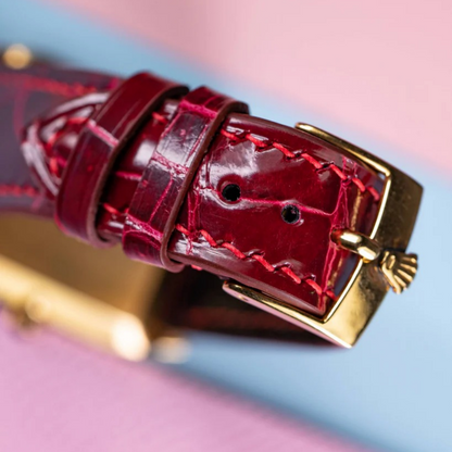 Alligator Leather Strap for Rolex Cellini