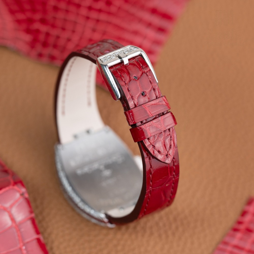 Alligator Leather Strap for Franck Muller Vanguard