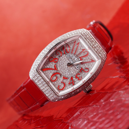 Alligator Leather Strap for Franck Muller Vanguard