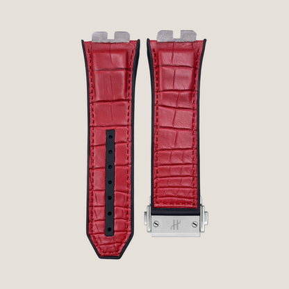 Hybrid Alligator & FKM Rubber Strap for Hublot