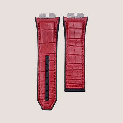 Hybrid Alligator & FKM Rubber Strap for Hublot
