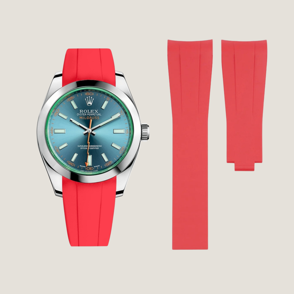 Rolex Milgauss Rubber Strap for Deployant Clasp