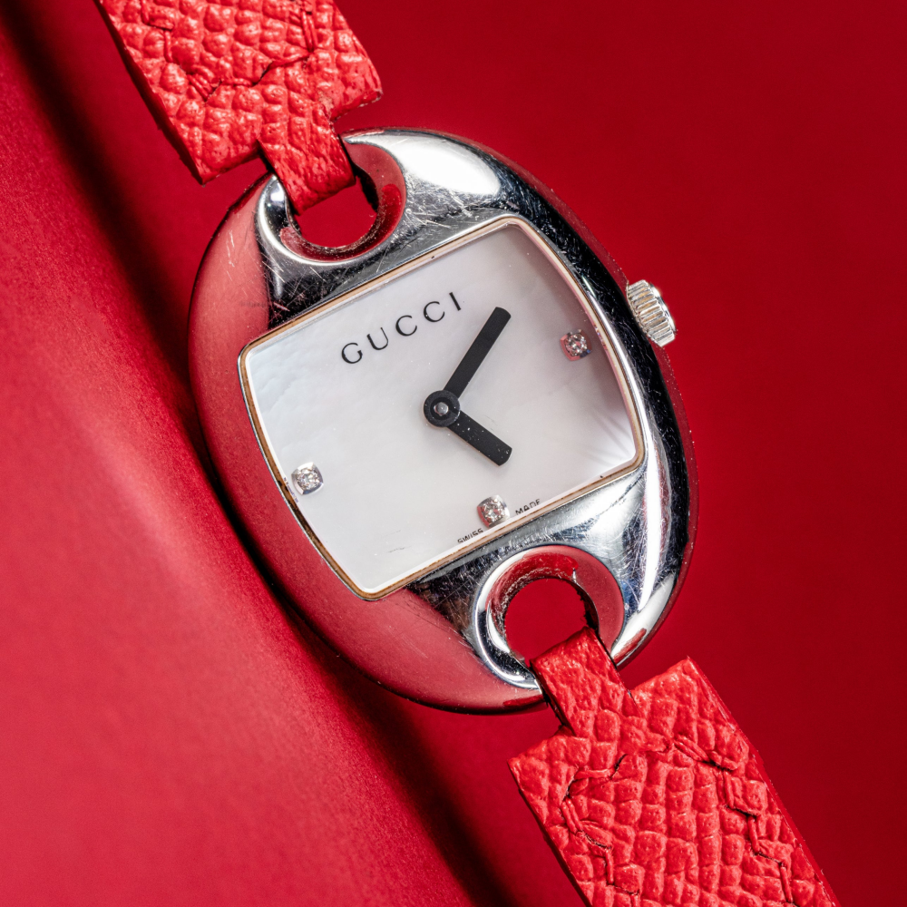 Epsom Leather Strap for Gucci Watch