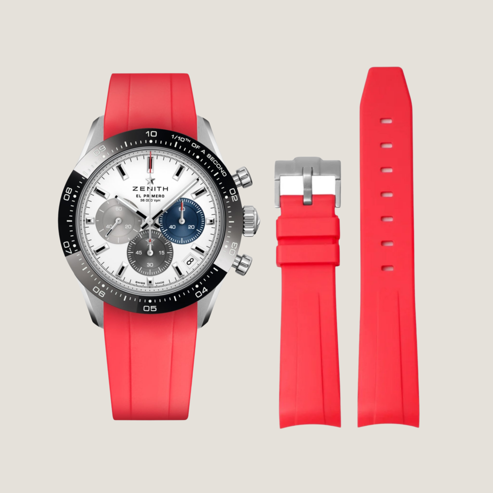 FKM Rubber Strap for Zenith Chronomaster