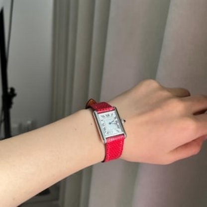 Lizard Leather Strap for Cartier Tank