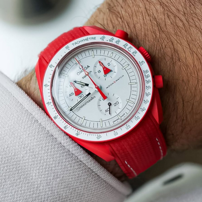 MoonSwatch Mission to Mars FKM Rubber Strap