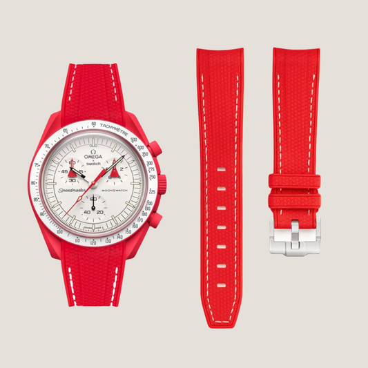 MoonSwatch Mission to Mars FKM Rubber Strap