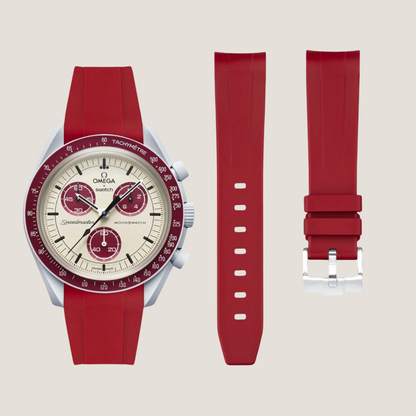 MoonSwatch Mission to Pluto FKM Rubber Strap