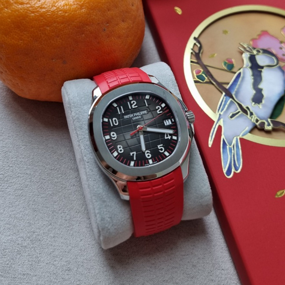 FKM Rubber Strap for Patek Philippe Aquanaut Curved End