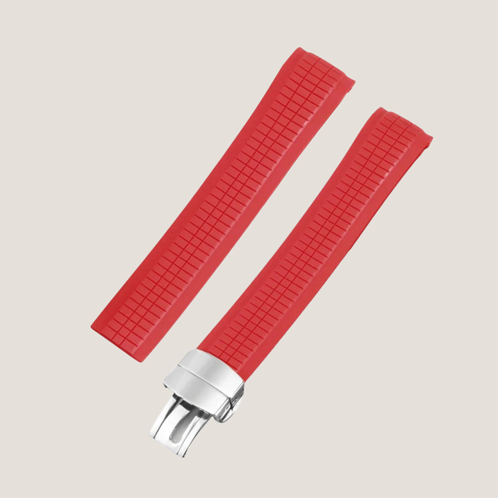 FKM Rubber Strap for Patek Philippe Aquanaut Curved End