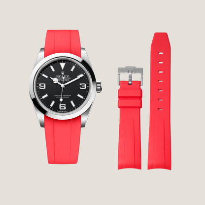 FKM Rubber Strap for Rolex Explorer I Tang Buckle