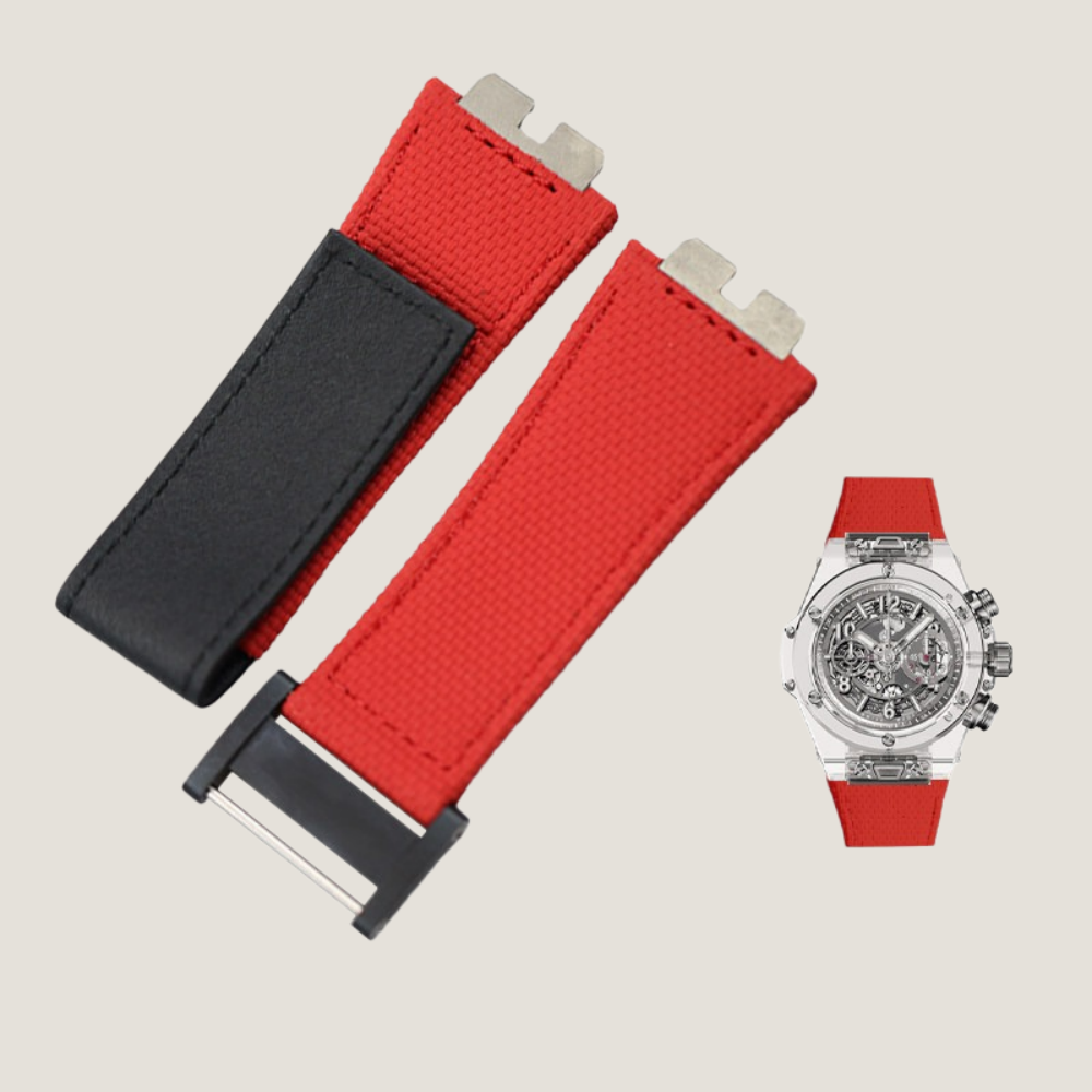 Velcro FKM Rubber Strap for Hublot